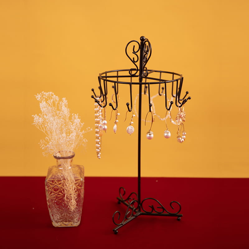 Penyangga paparan pendakap logam anting-anting Penyangga paparan dirian barang kemas