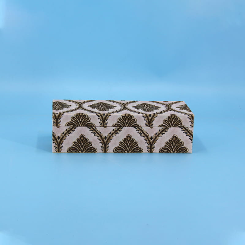 borong Kotak Barang Kemas Tatah Resin Berkualiti Segi Empat Berkualiti Tinggi