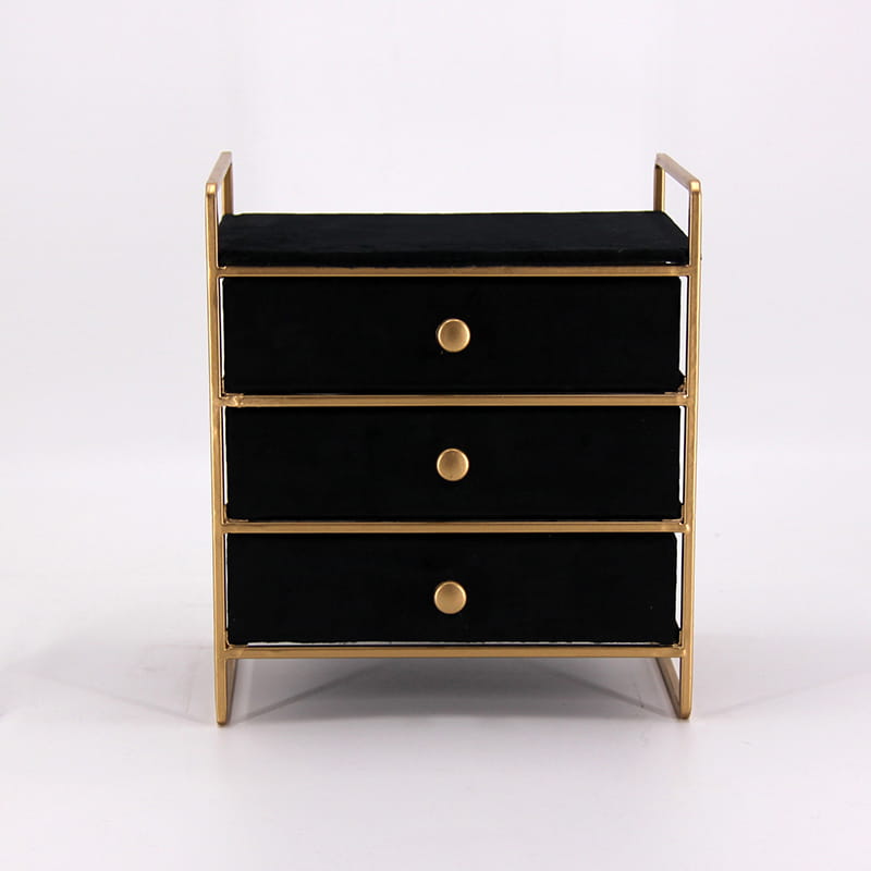 Kotak simpanan kosmetik dengan 3 laci